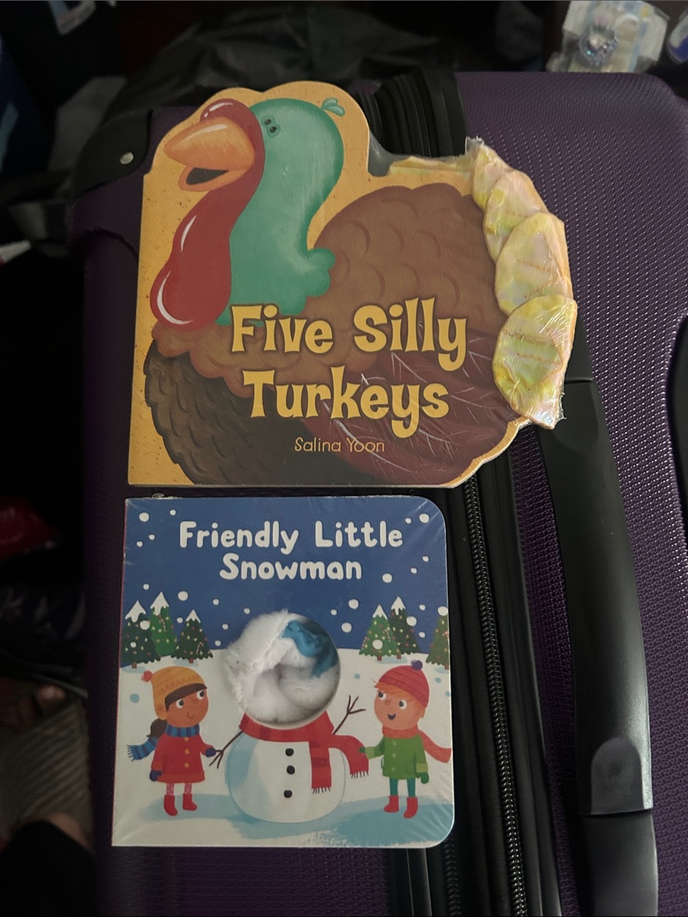 Five Silly Turkeys Board Book - Brown & Teal Turkey